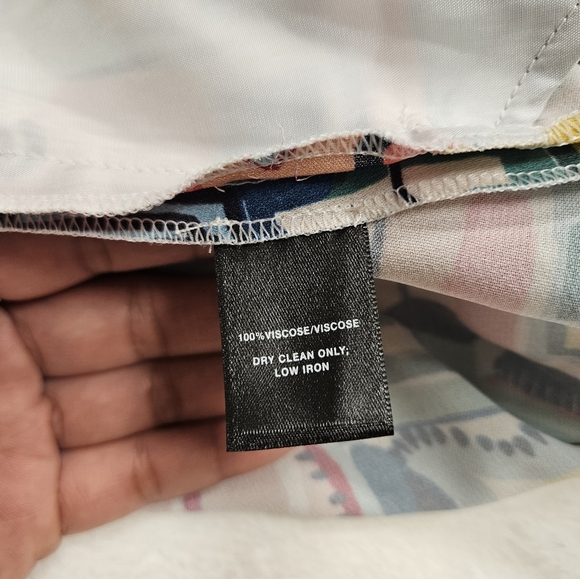 Lafayette 148 Palazzo Patchwork Size 10 - Picture 9 of 10